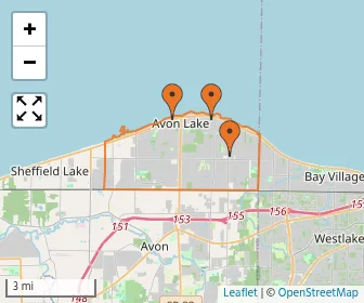 Area schools map